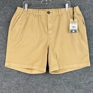 Chubbies The Travertines Shorts Mens XL Khaki Brown 7' Seam Travel Casual NWT